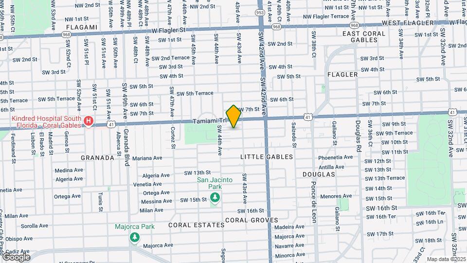 4340 SW 9th St Map and Location Details