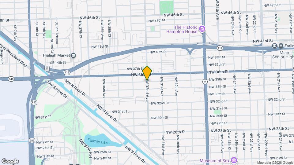 3498 NW 32nd Ave Mapa y Detalles de la Ubicación
