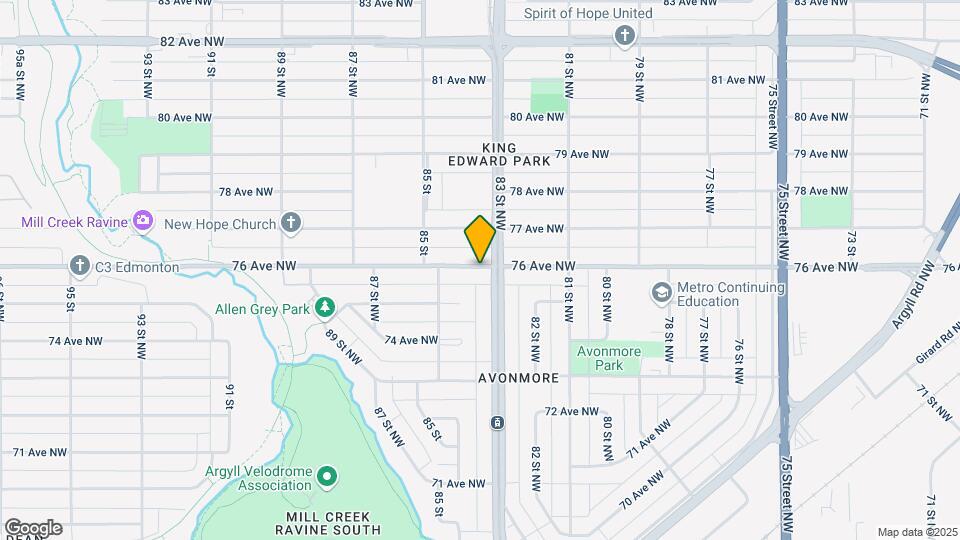 8313-8376 76 Ave NW Map and Location Details