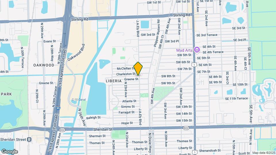 Greene Street Map and Location Details