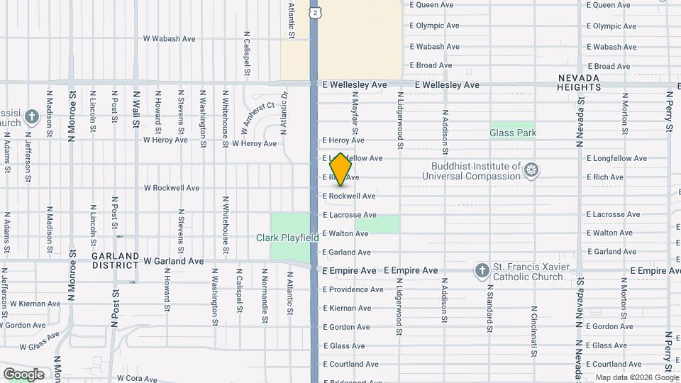 37 E Rockwell Ave Map and Location Details