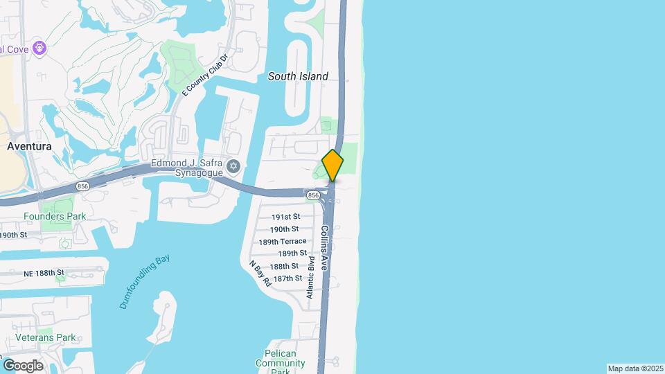 19201 Collins Ave, Unit 1034 Map and Location Details