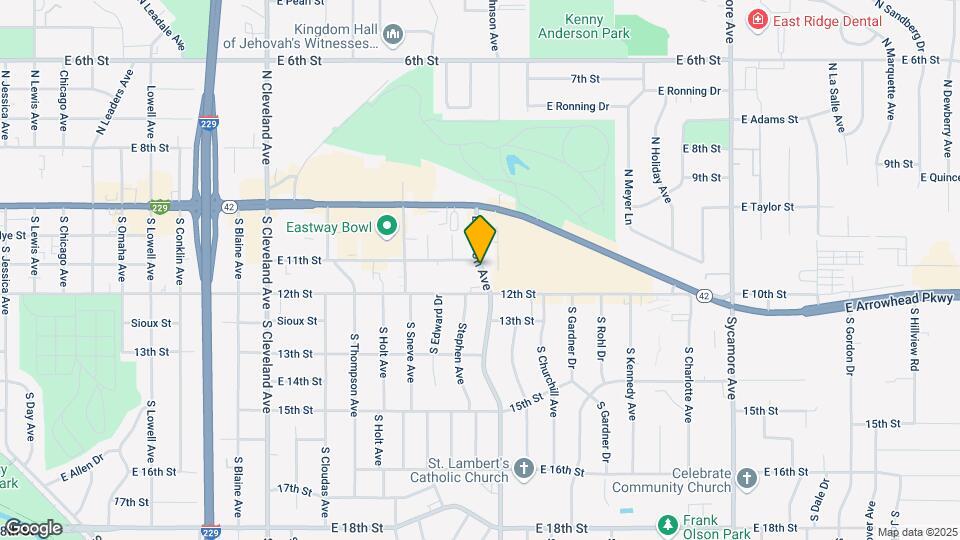 415 S Bahnson Ave Map and Location Details