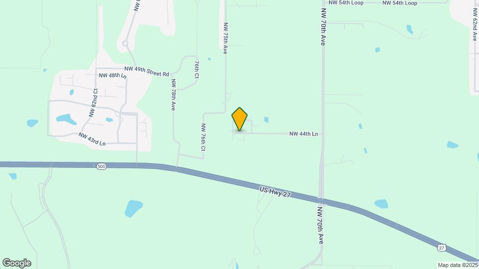 7460 NW 44th Ln Map and Location Details