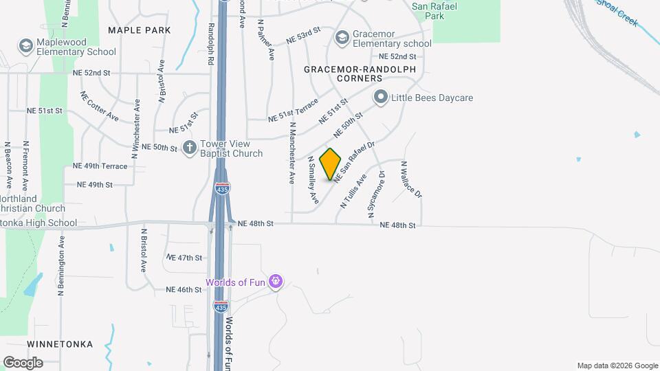 7928 NE San Rafael Dr Map and Location Details