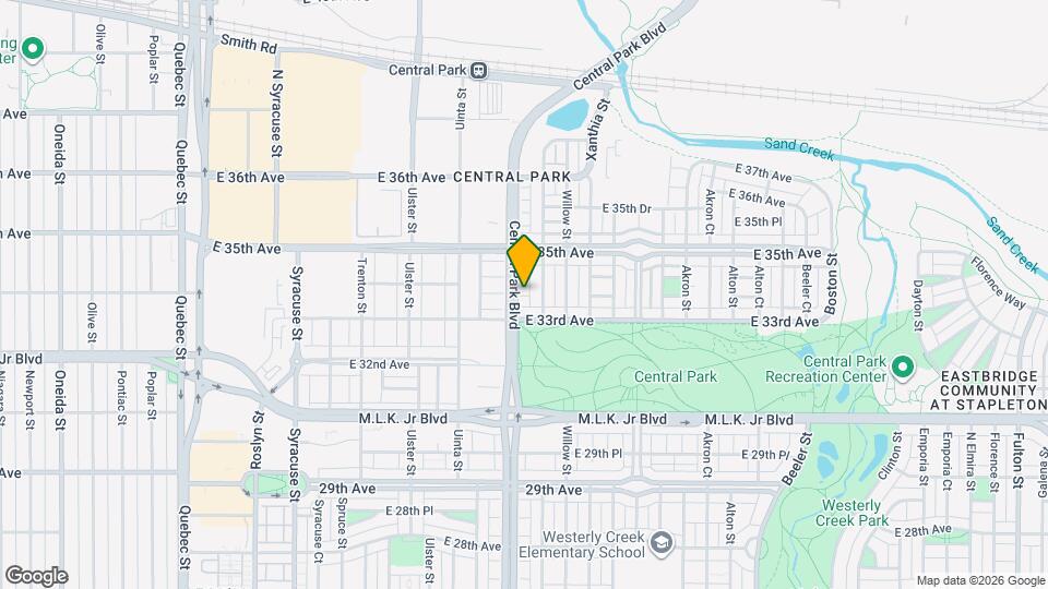 3344 Central Park Blvd Map and Location Details