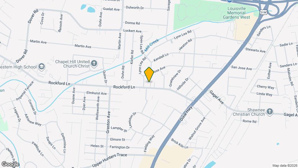 2017 Rockford Ln Map and Location Details