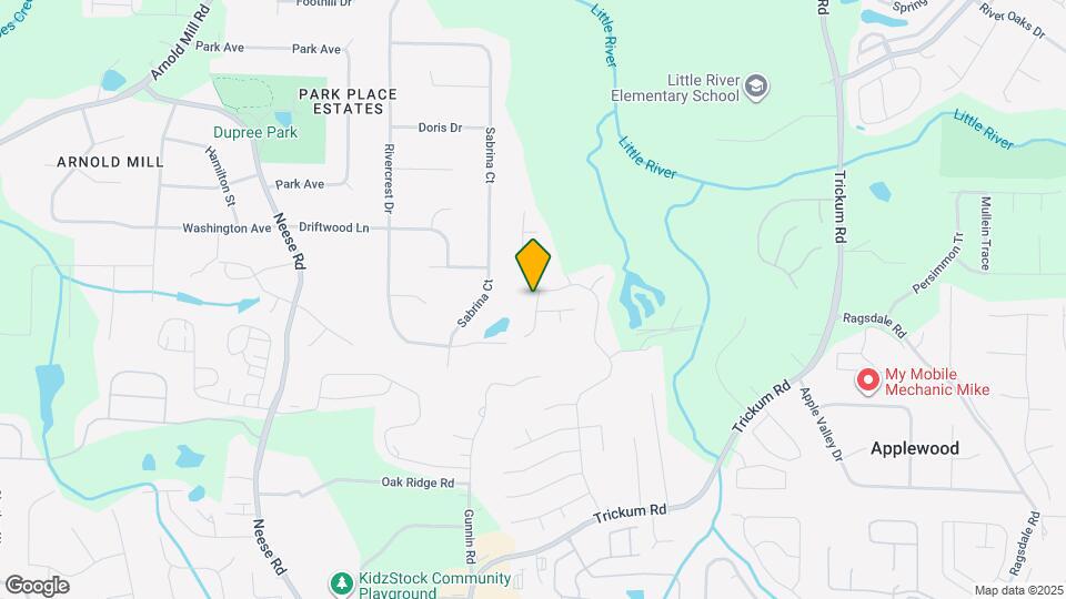 1302 Timuquana Trail Map and Location Details