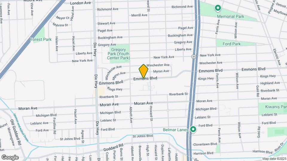 1633 Emmons Blvd Map and Location Details