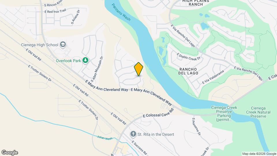 13296 E Coyote Well Dr Map and Location Details