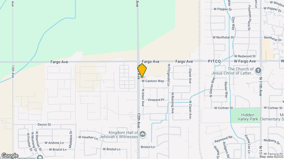 1674 W Castoro Way Map and Location Details