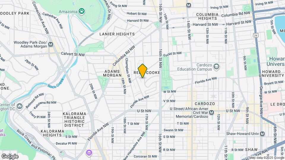 2308 17th St NW Map and Location Details