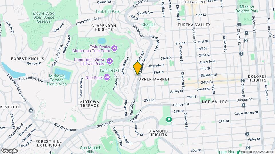 925 Corbett Ave Map and Location Details