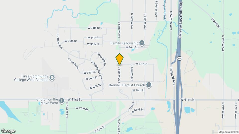 3709 S 65th W Ave Map and Location Details