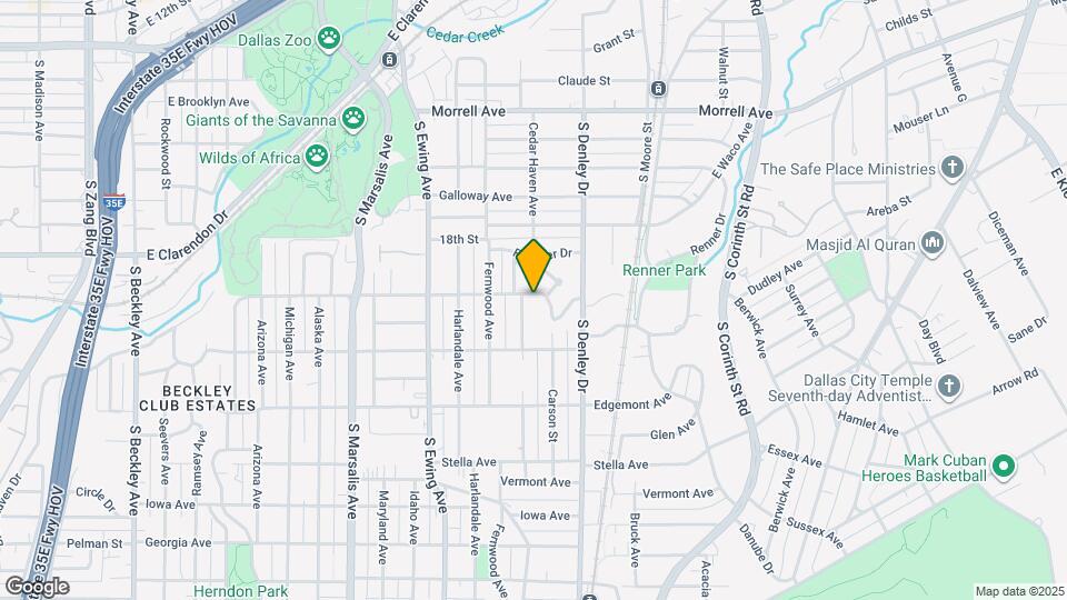 1108 Winters St Map and Location Details