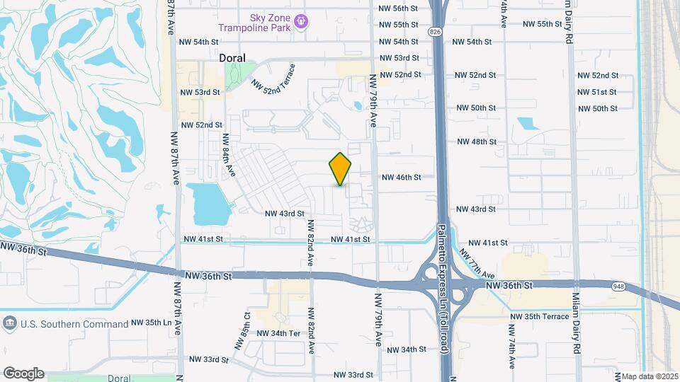 4482 NW 80th Ave Map and Location Details