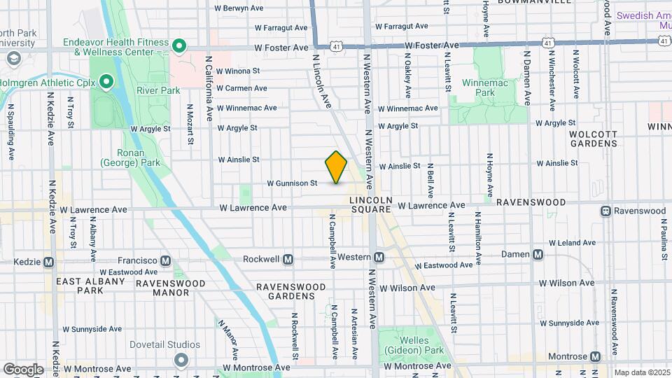 2451 W Gunnison St Map and Location Details