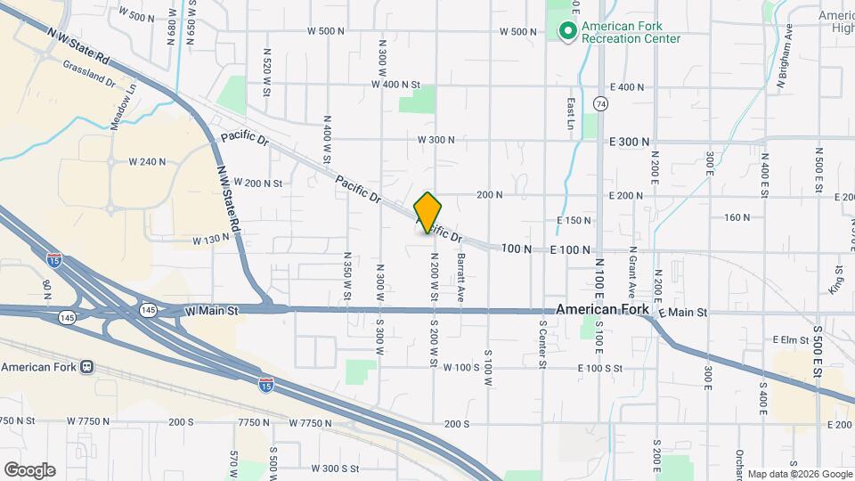 135 N 200 W St Map and Location Details