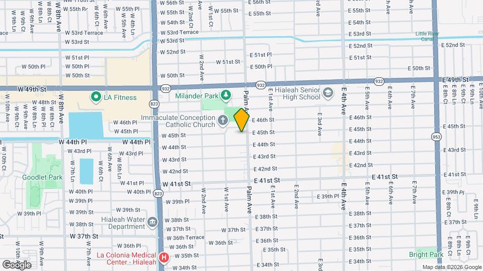 4480 Palm Ave Map and Location Details