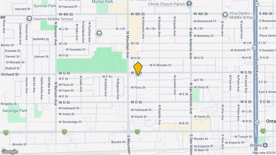 1028 W F St Map and Location Details