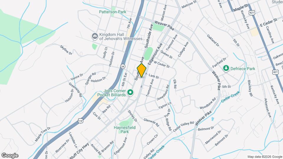 1624 Edgemont Ave Map and Location Details