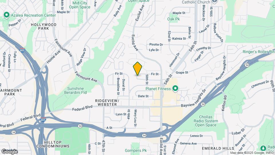 1819 Oakshire Ct Map and Location Details