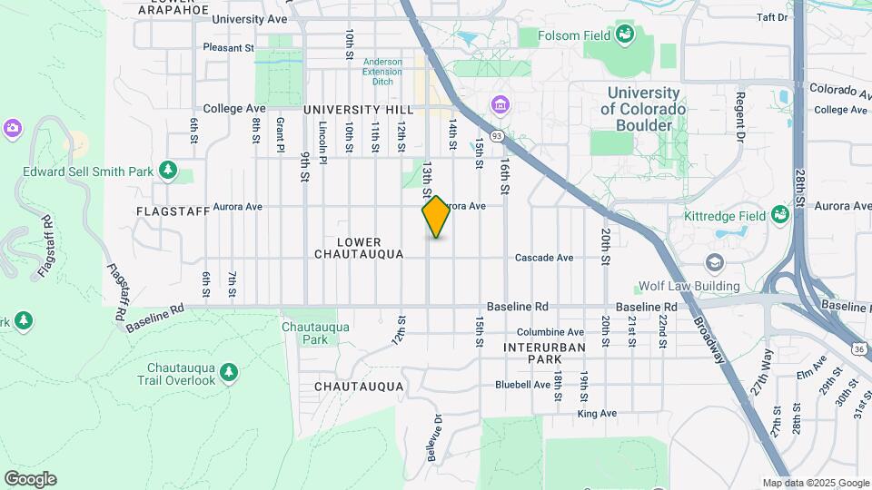 820 13th St Map and Location Details