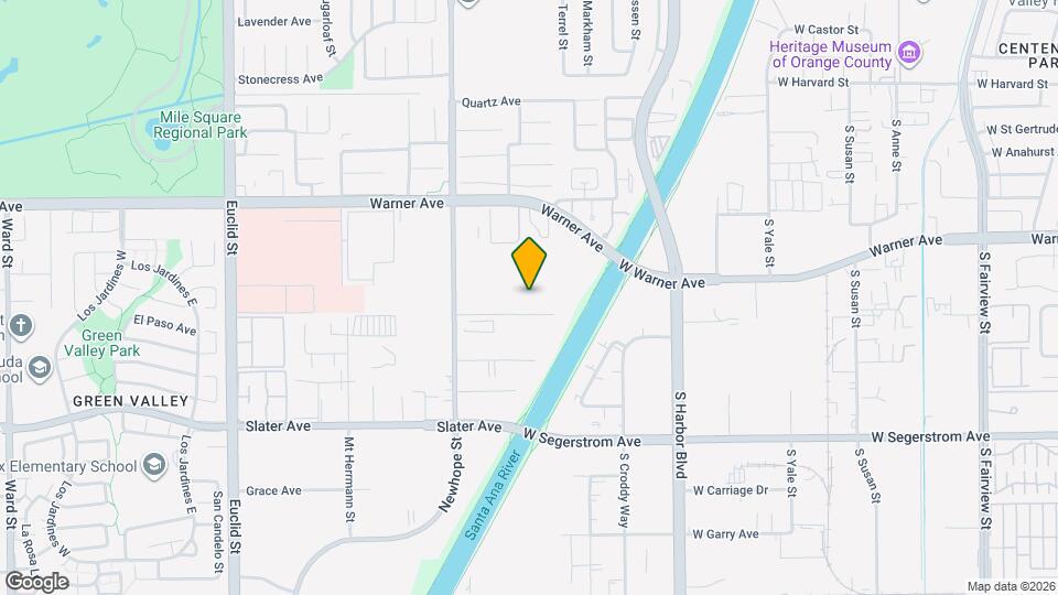 17200 Newhope St, Unit Los Cab Studio Map and Location Details