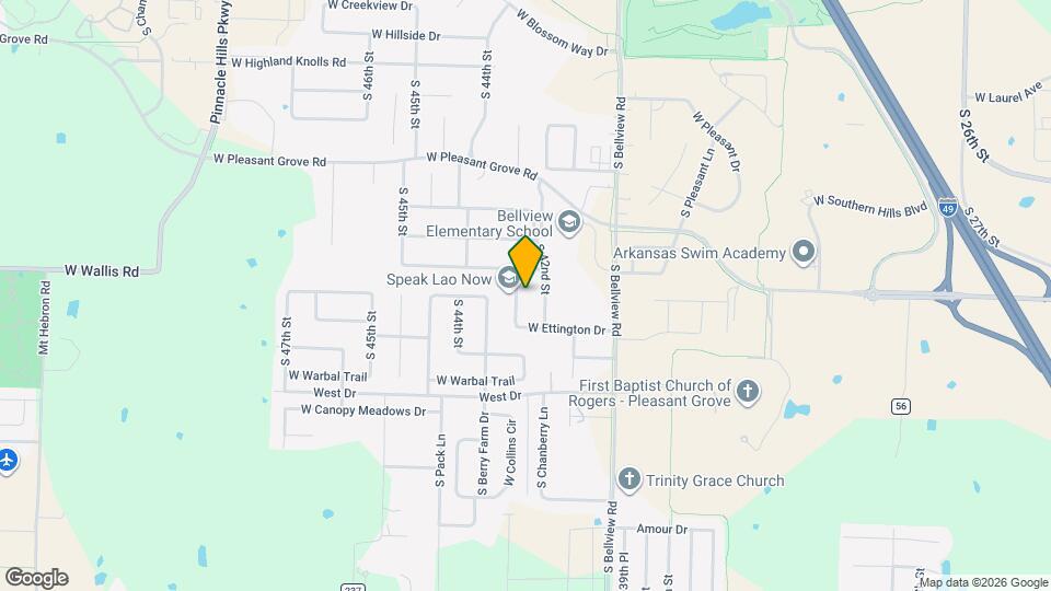 5607 S 43rd St Map and Location Details