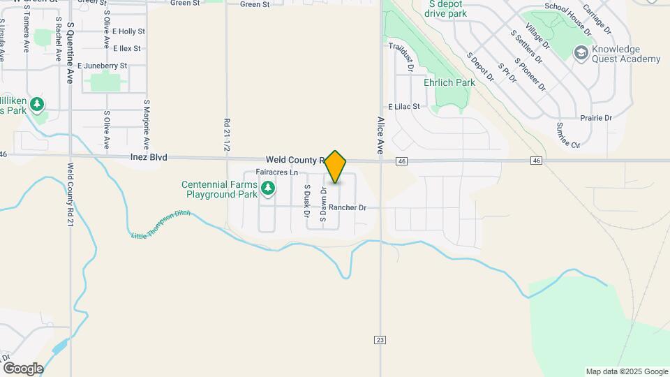 1343 S Cora Ave Map and Location Details