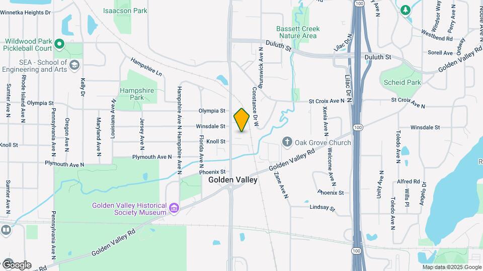 Valley Creek West Mapa y Detalles de la Ubicación