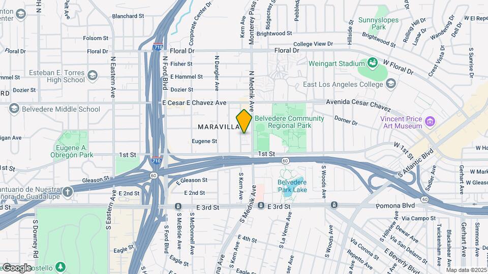 Kern Villa Apartments Mapa y Detalles de la Ubicación