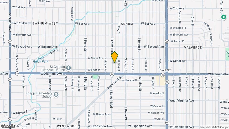 232 S Lowell Blvd Mapa y Detalles de la Ubicación