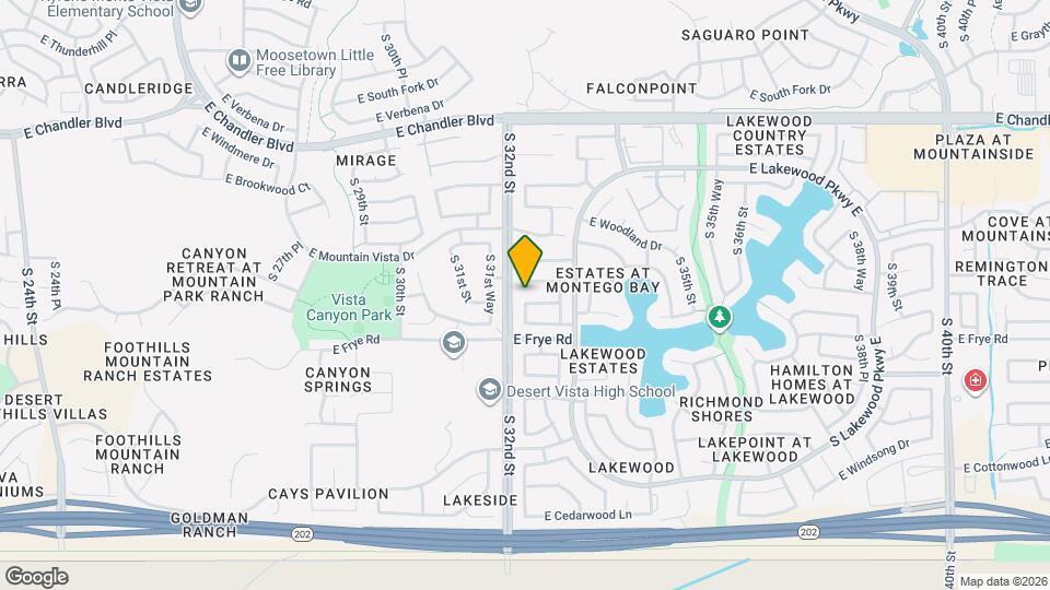 3220 E Tanglewood Dr Map and Location Details