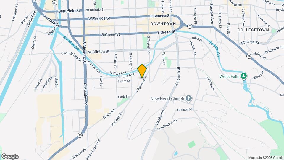224 W Spencer St Map and Location Details