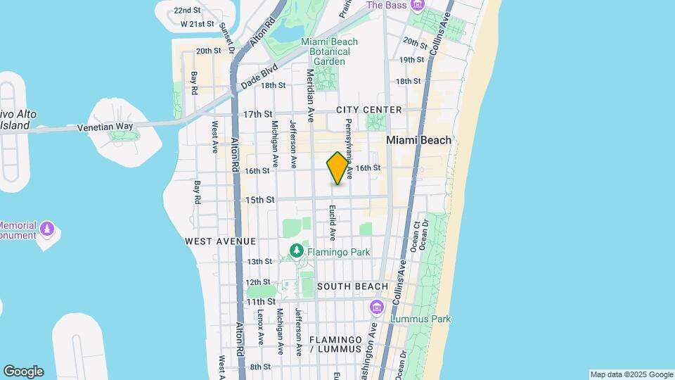 1523 Euclid Ave Mapa y Detalles de la Ubicación