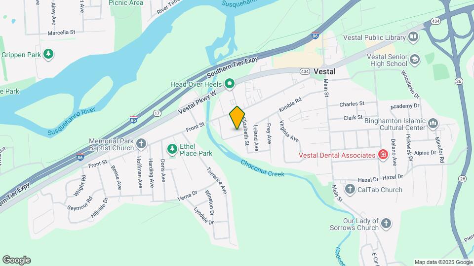 400 Willow St Map and Location Details