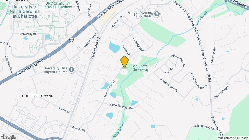 1725 Josie St Mapa y Detalles de la Ubicación