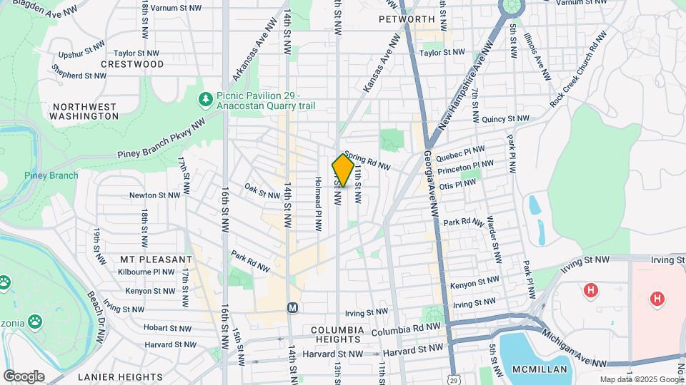 3579 13th St NW Map and Location Details
