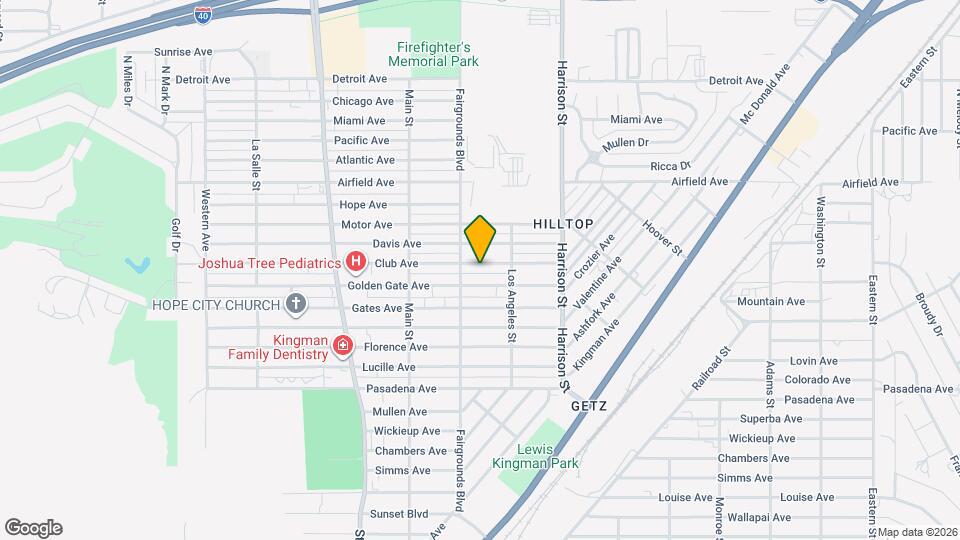 2116 Club Ave Mapa y Detalles de la Ubicación