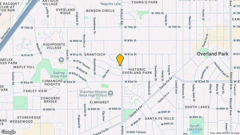 8700 W 82nd St Map and Location Details