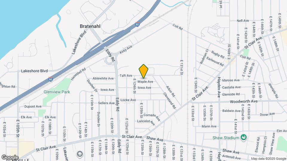 12509 Maple Ave Map and Location Details