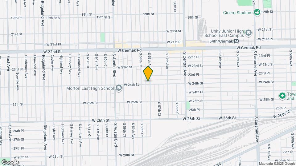 2344 S 58th Ave Map and Location Details