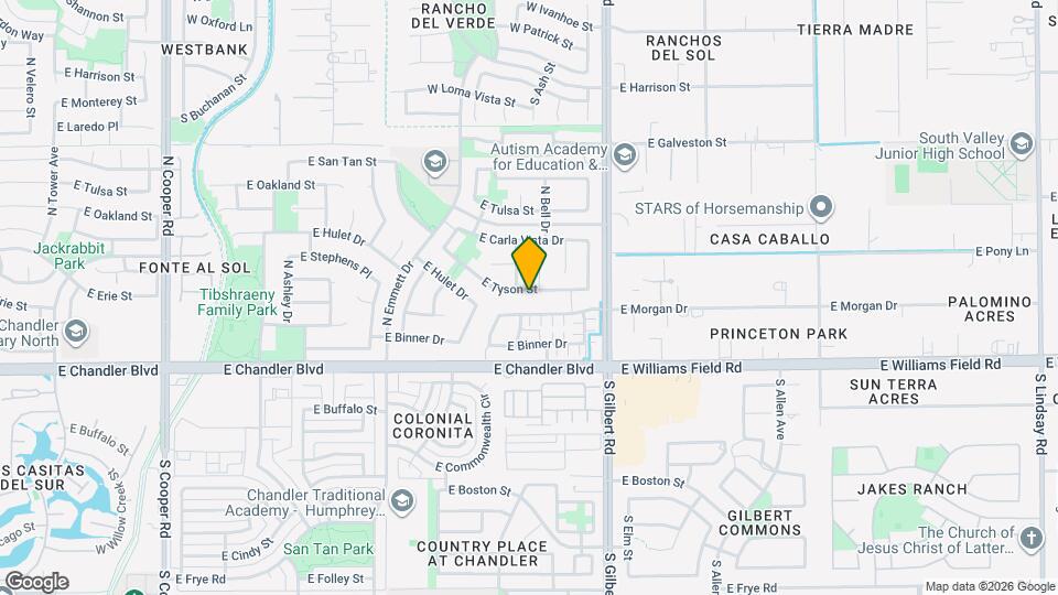 2821 E Tyson St Map and Location Details