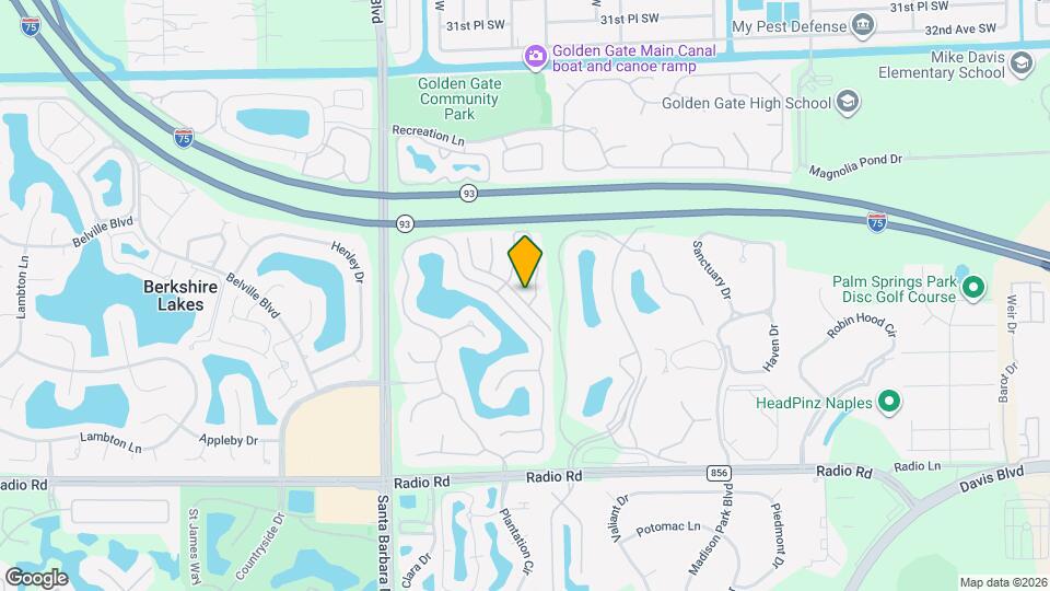 7575 Meadow Lakes Dr Map and Location Details