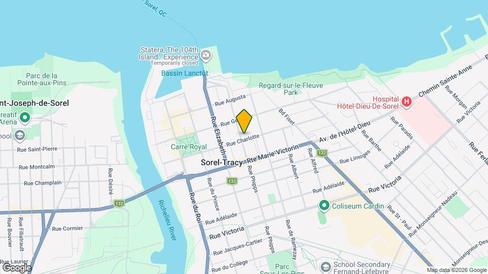 123 Charlotte Rue Map and Location Details