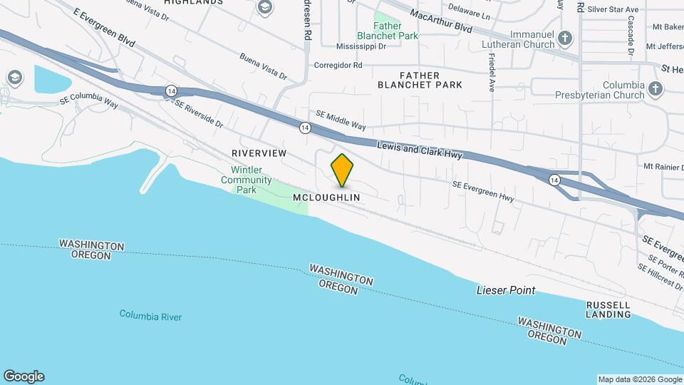 6903 SE Riverside Dr Map and Location Details