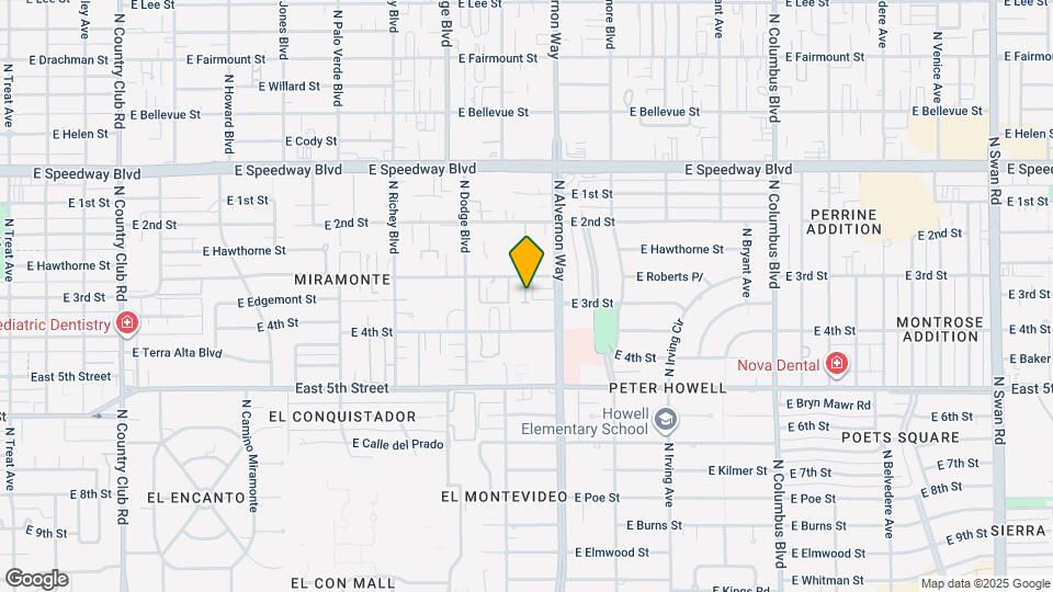 3830 E 3rd St Map and Location Details