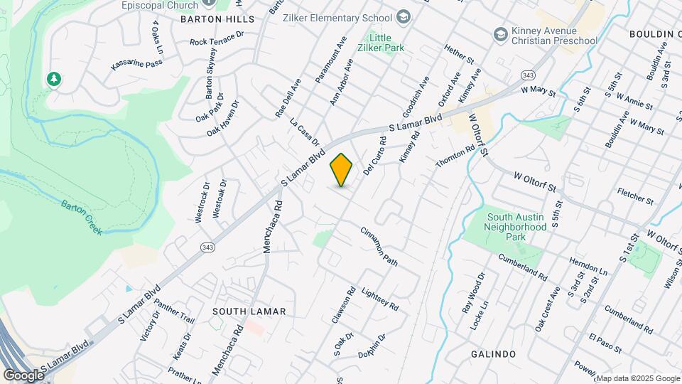 2606 Del Curto Rd Map and Location Details
