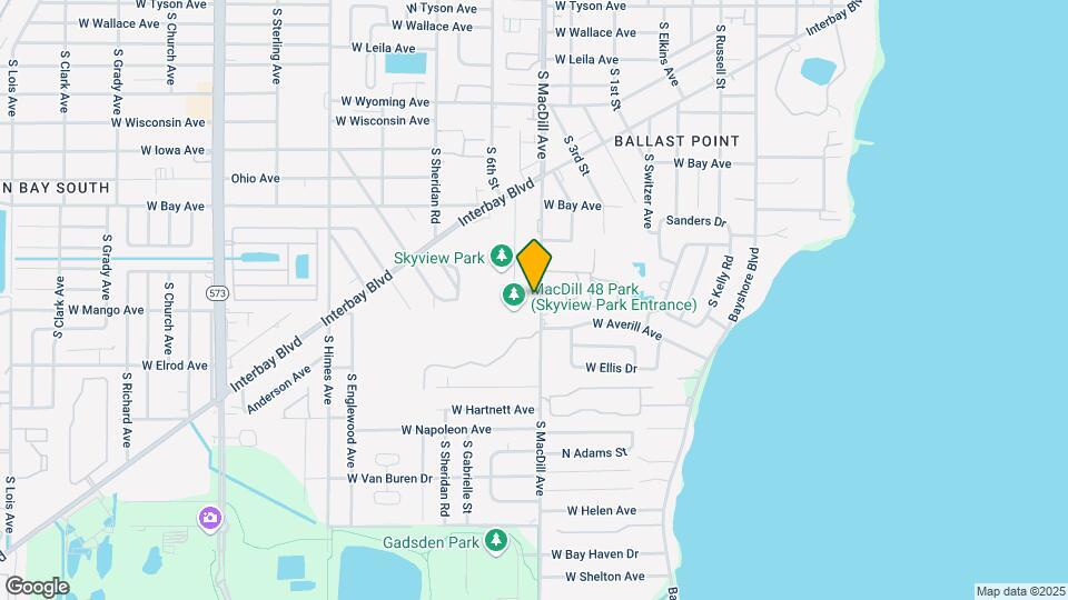 6333 S MacDill Ave-Unit -A Map and Location Details